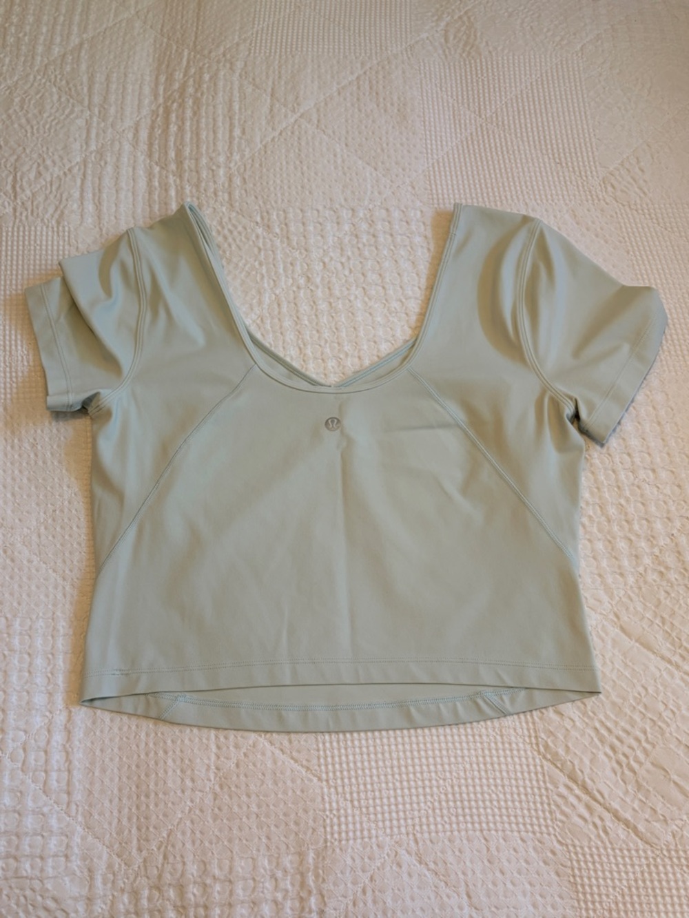 Lululemon Align Short sleeve Mint Green Top